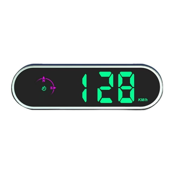 Dickly Generic Digital Heads up Display Black Driving Direction Sturdy Time