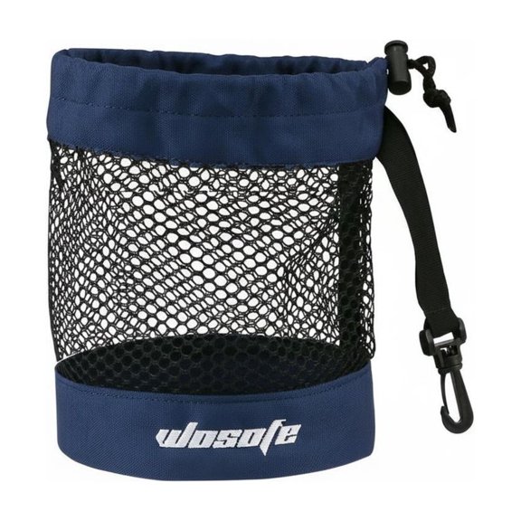 Dickly Golf Ball Tote Mesh Net Bag Organizer Quick Drying Nylon with Drawstring Hook for Golfers and Practice Sessions
