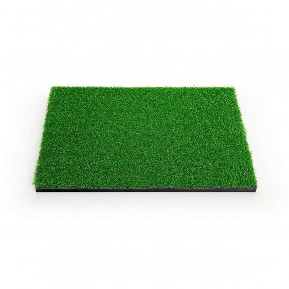 Dickly Golf Hitting Mat Short Game Trainer Artificial Turf EVA Base Compact 8.27 by 12.2 Inch for Home and Range Use