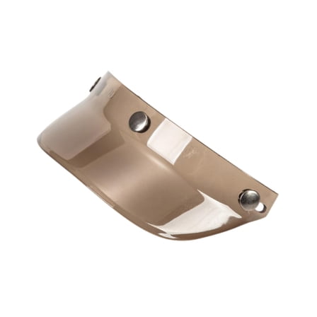 Dickly Helmet Peak 3 Snap Sun Protection Direct Replace for 3/4 Helmets Brown