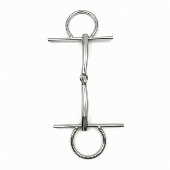 Dickly Horse Bit Full Cheek Bit Tack Stainless Steel Lightweight Design for Unisex Adult Riders for Everyday Riding