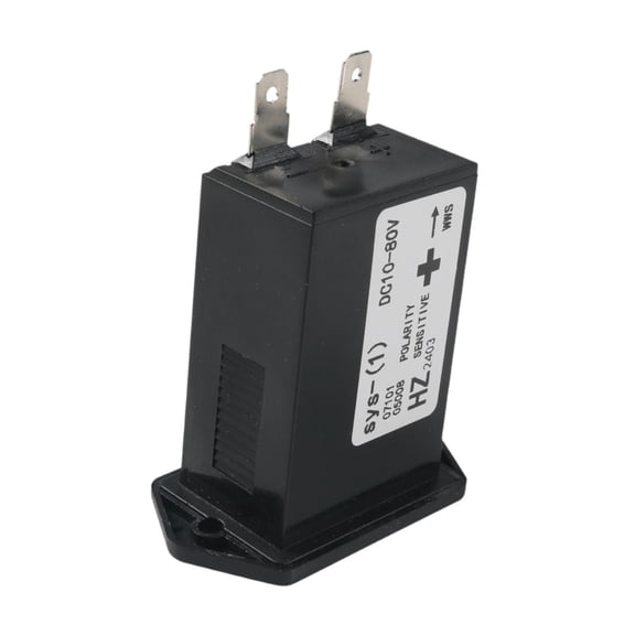 Dickly Industrial Hour Meter Gauge Mechanical Timer Black Plastic Accessory for Vehicle