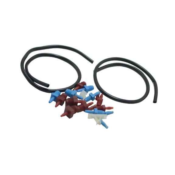 Dickly Master Cylinder Bleeder Kit Brake Bleeding Tool Kit Practical 2 Hose with Clips Replacement 13911 Easy Installation Accessory