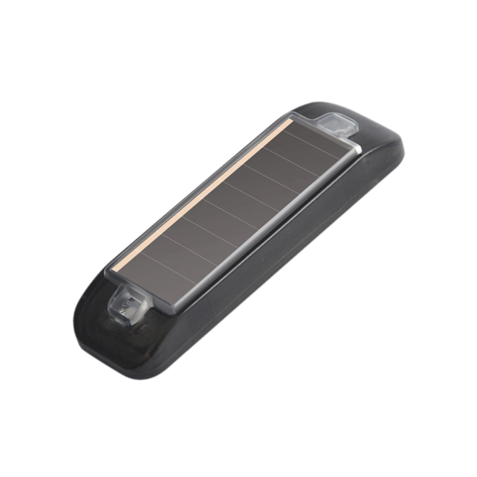 Dickly Mini Solar Emergency Strobe Light LED Warning Lamp for Bike