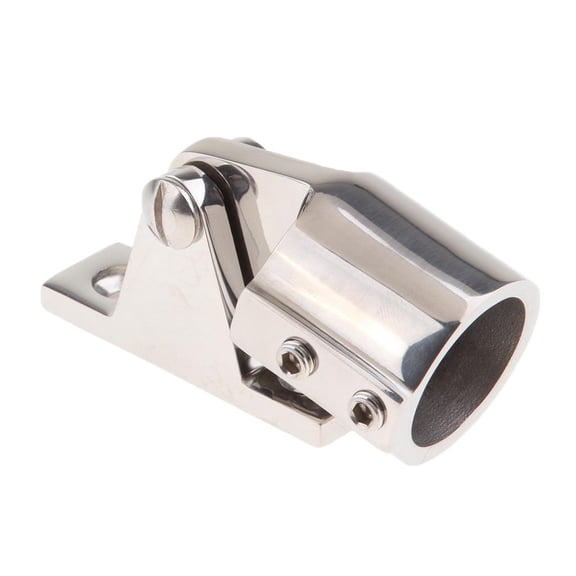 Dickly Mirror Polished Stainless Steel Triangle Top Bimini Eye End 25mm (5 Inch) Boat