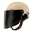 thumbnail image 1 of Dickly Motorcycle Half Helmet Accessories Vintage Design for Cycling Bike Motocross Apricot, 1 of 9