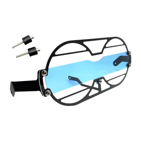 Dickly Motorcycle Headlight Guard Acrylic Front Headlight Protector for V85 TT Blue