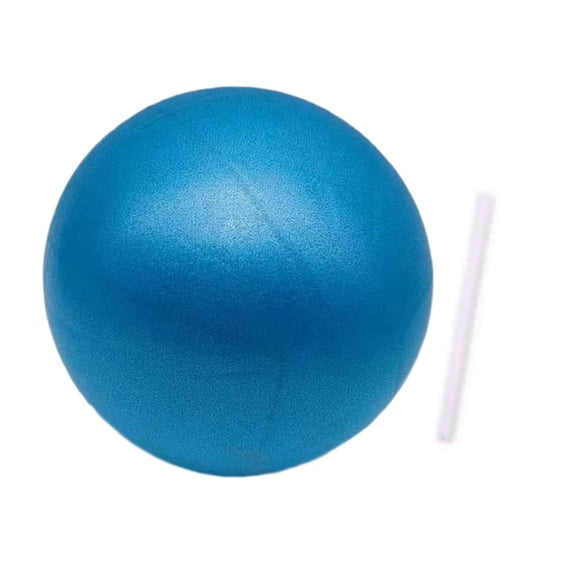 Dickly Pilates Small Exercise Ball 6 Inch Anti Slip PVC Core Stability Fitness Ball for Blue