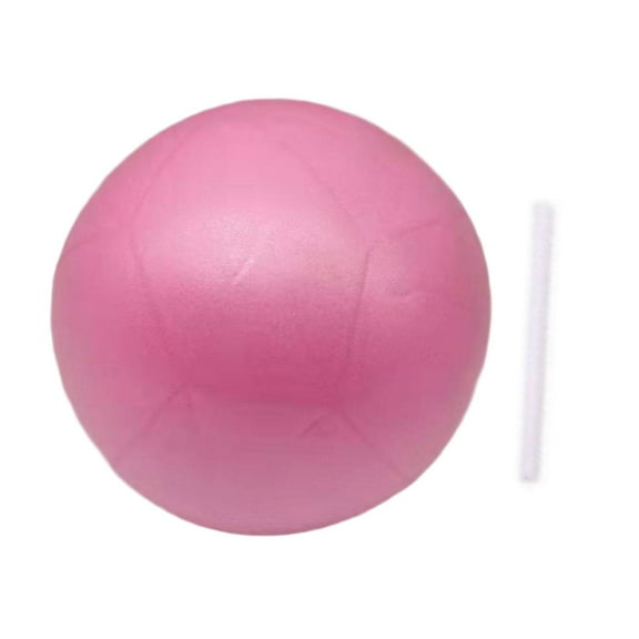 Dickly Pilates Small Exercise Ball 6 Inch Anti Slip PVC Core Stability Fitness Ball for Pink