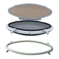 thumbnail image 1 of Dickly Port Hole Oval Porthole Water Resistant Sturdy Replacement Accessory Adjustable Type B, 1 of 9