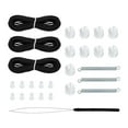 thumbnail image 1 of Dickly RV Pleated Shade Repair Kit Accessories Trailer Hardware Repair and Maintain Black, 1 of 9