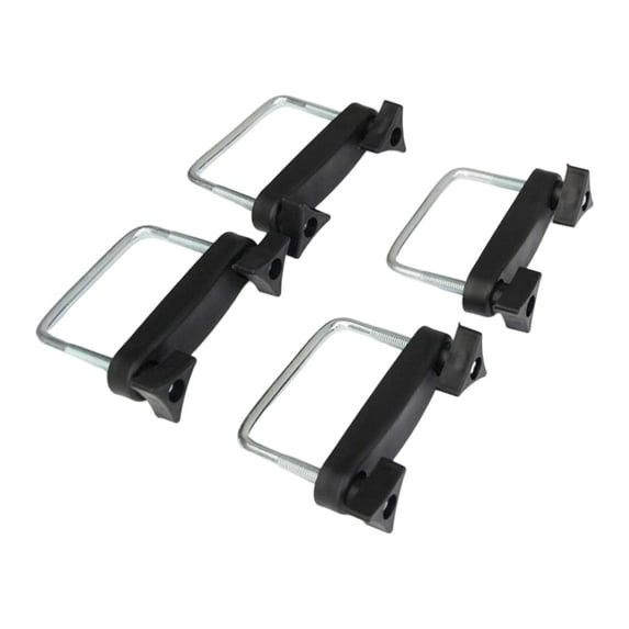 Dickly Roof Box U Bolt Clamp Metal Replacement Rooftop Cargo Carrier Rack Bolt Clip 8cm 1pcs