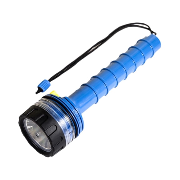 Dickly Scuba Diving Flashlight Dive Torch Fishing Snorkeling Camping Deep Sea Emergency blue