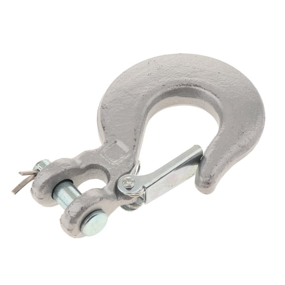 Dickly Set of 1 Grade 70 Swivel Hoist Hook for 1/4" Wire Rope Winch Cable 3000 Lbs