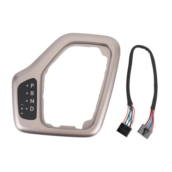 Dickly Shifter Bezel with Harness 5yd27LS5AA Direct Replaces for Jeep Cherokee Champagne