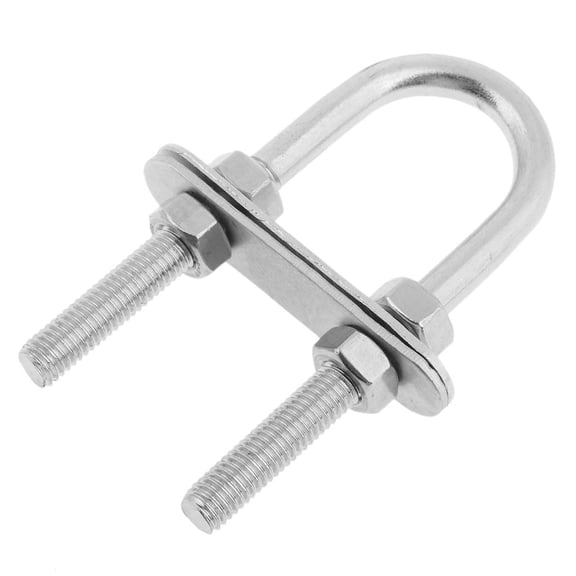 Dickly Stainless Steel Boat Marine Bow/Stern Eye Heavy Duty U-Bolt Rigging - 7*90mm