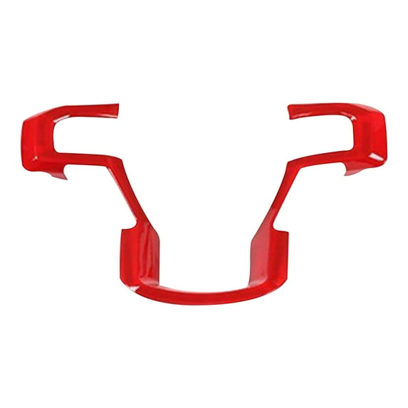 Dickly Steering Wheel Panel Cover Car Steering Wheel Frame Cover Interior Accessory for Red
