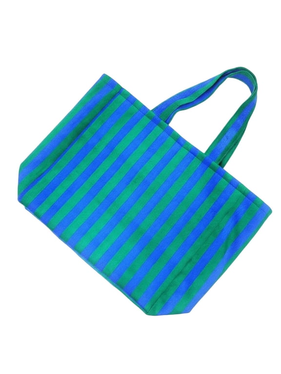 Striped Tote Bag Tote Handbags Large Tote Bag Durable Canvas Build for Adult Women Beach Pool Grocery and Weekend Getaways