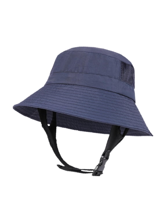 Sun Bucket Hat Beach Cap Wide Brim Lightweight Summer Casual Sun Hat Fishing Hat Navy