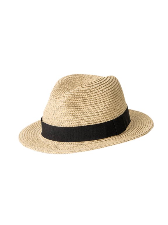 Top Hat Versatile Sunhat Fashion Beach Hat for Trips Outdoor Travel Gift Parties Beige