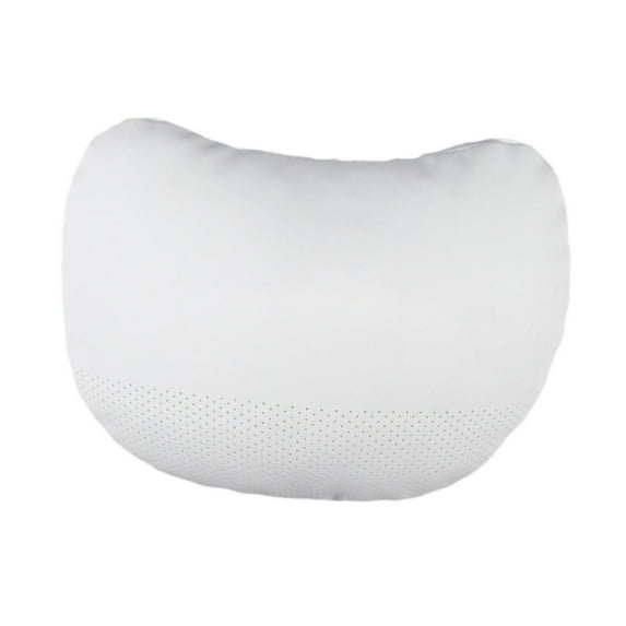 Dickly Travel Neck Pillow Lightweight Soft Car Headrest Pillow for Car Office Chair White
