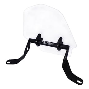 Dickly Universal Motorcycle Transparent Wind Shield Windscreen, Bracket Distance: 38 to