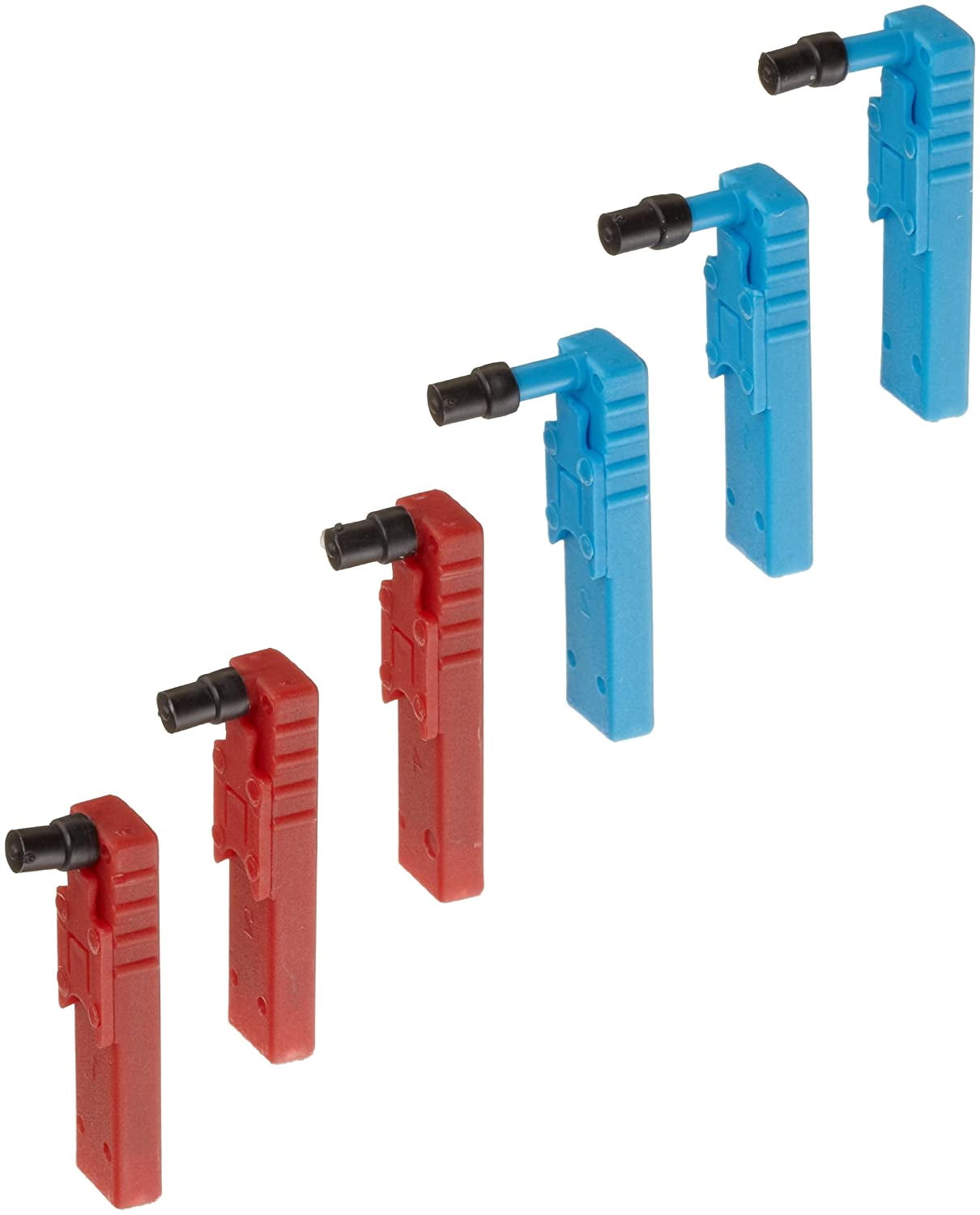 Dickson P246 Chart Recorder Pens, 3 Red and 3 Blue (Pack of 6
