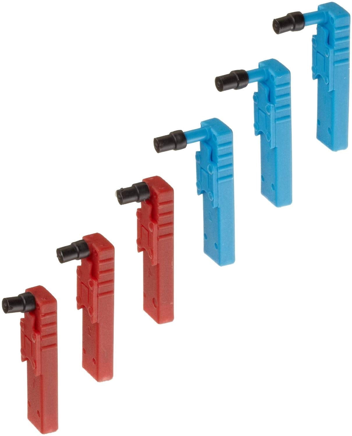 Dickson Pen, 6 Pens, Blue/Red P246-1 Each CA2