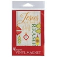 thumbnail image 1 of Dickson's Ornament Design - Jesus Is The Reason for The Season - 5 x 2.75 Inch Multicolor Magnet/Vinyl Refrigerator Magnet, 1 of 1