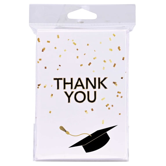 Dicksons 10 Count Boxed Thank You Card Set With Envelopes Christian Graduation Stationary 3.5 x 5 Inch Paper For I Know the Plans