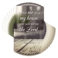 thumbnail image 1 of Dicksons As for Me and My House 2.5 x 3.8 Inch Keepsake Bookmark Pocketcard Pack of 12, 1 of 2