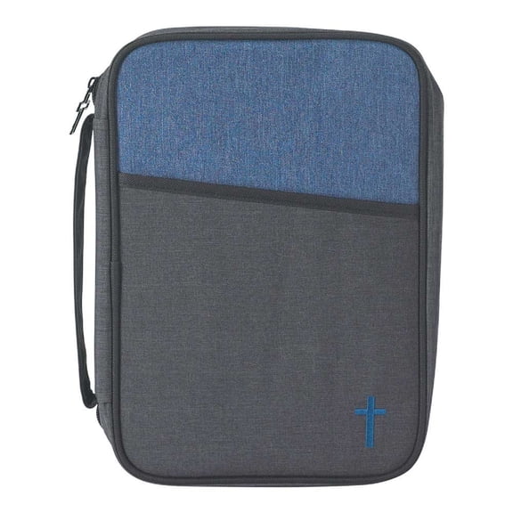 Dicksons Gifts BC: Blue & Gray with Handle Reinforced Polyester Extra-Large