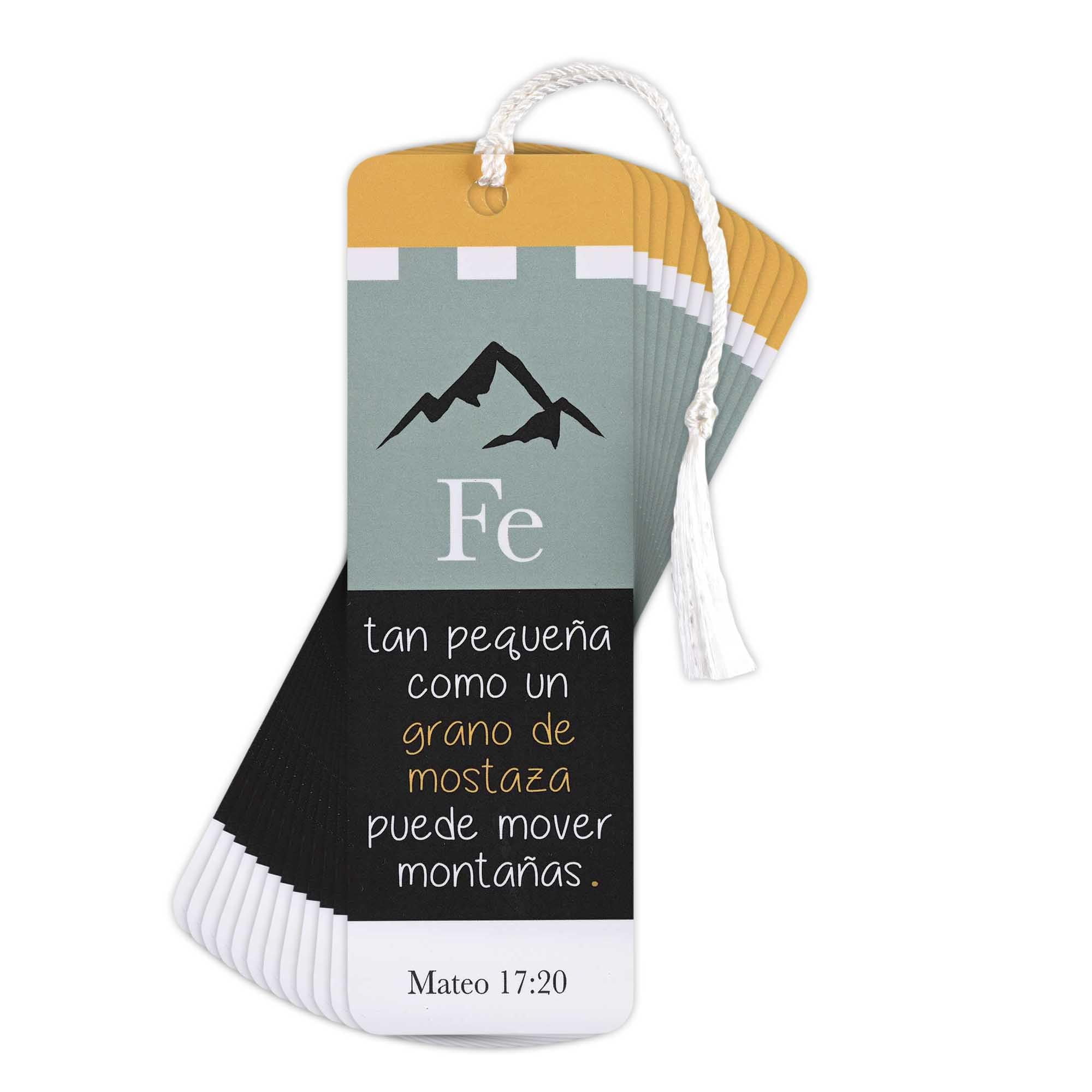 Dicksons BKMTL-502 Fe Grano De Mostaza Yellow and Blue 2 x 6 Inch Paper and Tassel Place Keeper Bookmark Pack of 12