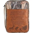 thumbnail image 1 of Dicksons Camo Hunters Prayer Brown Large Canvas Zippered Bible Cover with Handle, 1 of 1