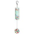 thumbnail image 1 of Dicksons Can Do All Things Through Christ Blue Floral 23 inch Aluminum Wind Chime Noisemaker, 1 of 2