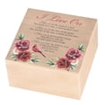 thumbnail image 1 of Dicksons Cardinal - I Live On, Brown/Red 9.38 Inch MDF Wood Keepsake Remembrance Box, 1 of 1