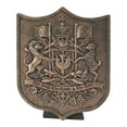 thumbnail image 1 of Dicksons Christian Coat of Arms Antiqued Bronze 6 x 7 Resin Table Top Sign Plaque Decoration, 1 of 1