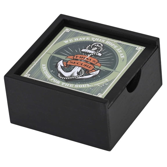 Dicksons Decorative Memory Keepsake Box 6 x 6 Inch MDF Anchor We Have This Hope