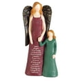 thumbnail image 1 of Dicksons Deep Red Robed Angel with Girl 8 inch Resin Tabletop Figurine, 1 of 3