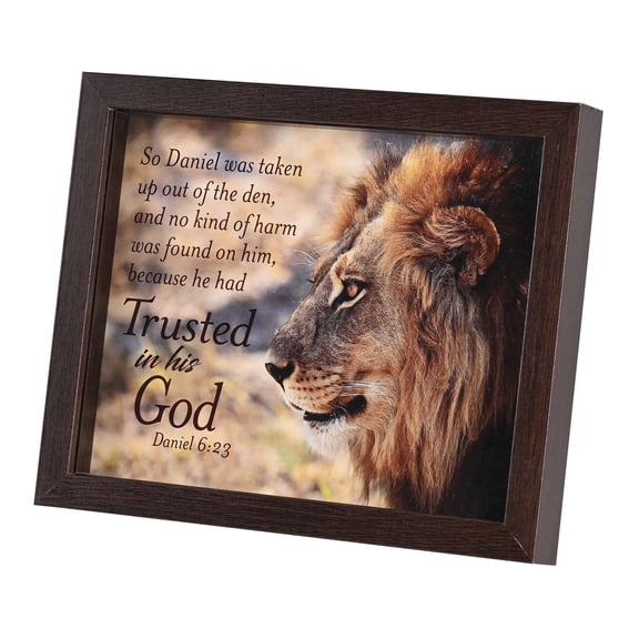 Dicksons FRMWDWAL-108-20 Daniel Taken Out Of The Den Walnut Finish 11 x 9 Inch Wood and Glass Shadow Box Wall and Tabletop Frame