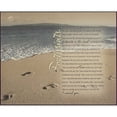 thumbnail image 1 of Dicksons Footprints in The Sand MDF 8 x 10 Wood Decorative Wall Art Plaque, 1 of 1