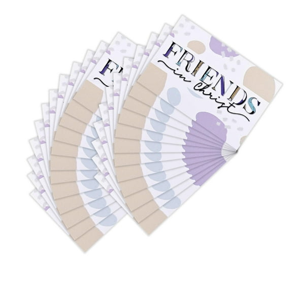 Dicksons Friends In Christ, Friends By Heart, Multicolor 3 x 2 Inch Paper Itty Bitty Blessings Pocketcard, Pack of 24