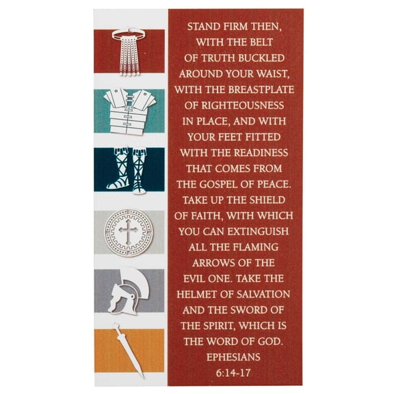 Dicksons Full Armor of God Brown 5 x 3 Vinyl Refrigerator Magnet