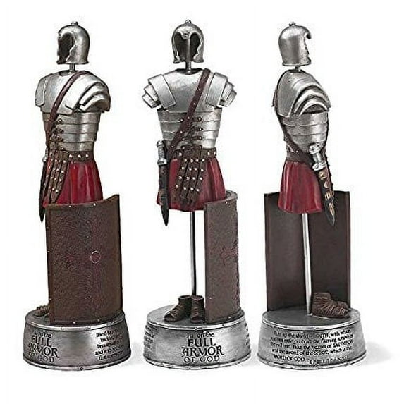 Dicksons Full Armor of God Soldier Ephesians 6 Scripture 12 Inch Resin Stone Tabletop Figurine