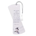 thumbnail image 1 of Dicksons God is The Strength - Psalm 73:26, Grey/White 6 x 1.5 Inch Laminated Cardstock Tassel Bookmark; Pack of 12, 1 of 1