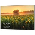 thumbnail image 1 of Dicksons His Mercies New Every Morning Yellow Sunflower 20 x 13 MDF Decorative Wall Plaque, 1 of 2