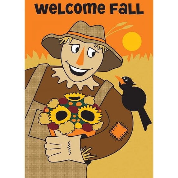 Dicksons Inc 2-Sided Burlap 1'6'' x 1'1'' Garden Flag