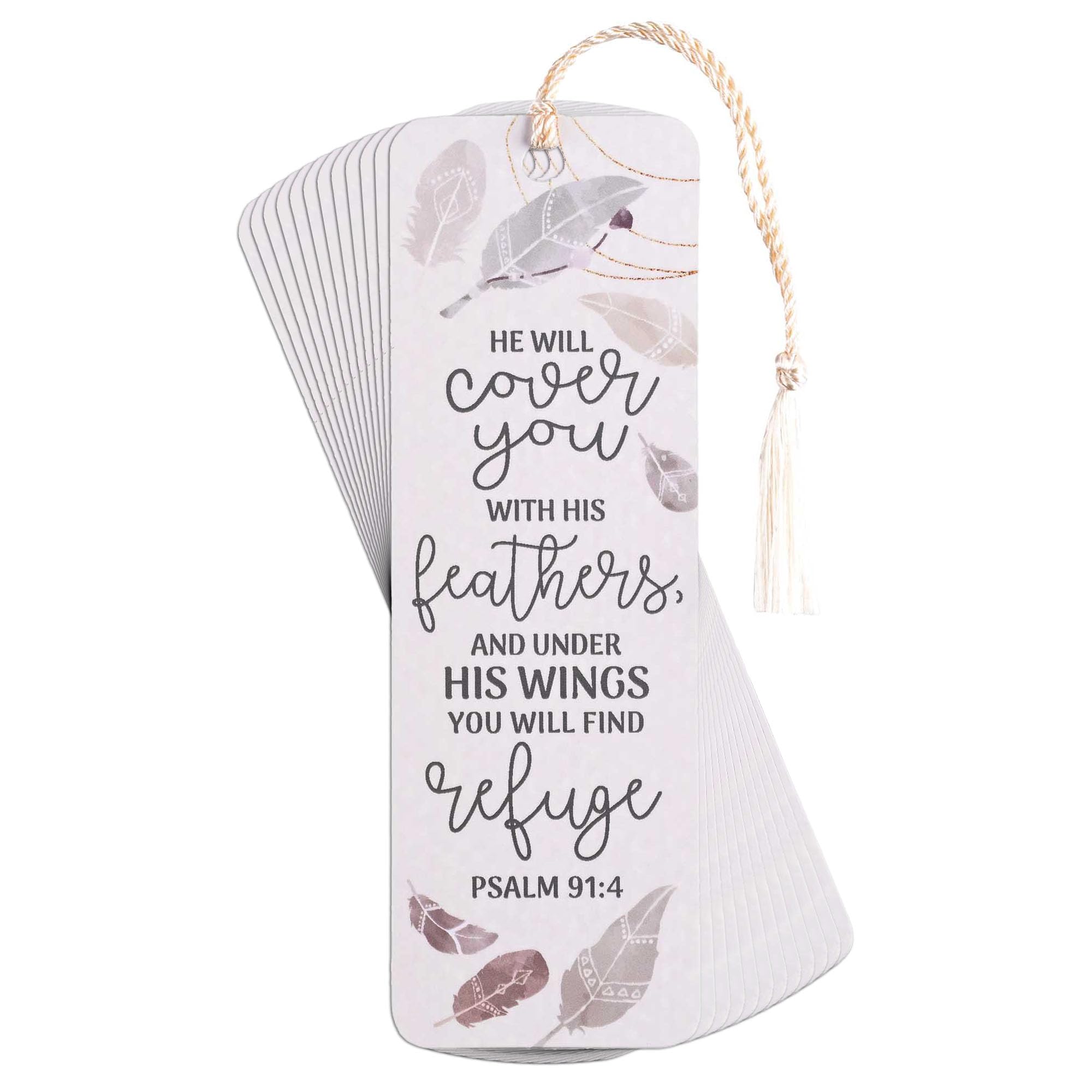 Dicksons Inspirational Bible Verse Tassel Bookmark for Books and Novels 2 x 6 Cardstock Flowers are Springing Up - Pack of 12