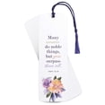 thumbnail image 1 of Dicksons Inspirational Bible Verse Tassel Bookmark for Books and Novels 2 x 6 Cardstock Honor Her Purple Floral - Pack of 12, 1 of 2
