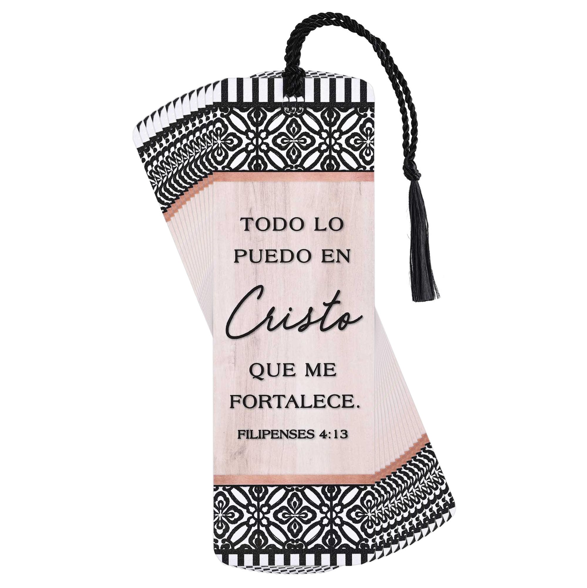 Dicksons Inspirational Bible Verse Tassel Bookmark for Books and Novels 2 x 6 Cardstock Love Keeps No Record - Pack of 12